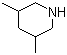 structure of CAS# 35794-11-7, 3,5-Dimethylpiperidine;3,5-Lupetidine