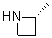 结构式 CAS# 35848-07-8, (R)-2-甲基吖丁啶