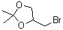 结构式 CAS# 36236-76-7, 4-(溴甲基)-2,2-二甲基-1,3-二氧戊环