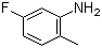 5-Fluoro-2-methylaniline molecular structure (CAS 367-29-3)