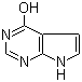结构式 CAS# 3680-71-5, 4-羟基吡咯并[2,3-d]嘧啶