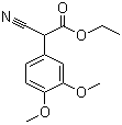结构式 CAS# 36848-69-8, 氰基(3,4-二甲氧基苯基)乙酸乙酯