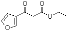 structure of CAS# 36878-91-8, beta-Oxo-3-furanpropanoic acid ethyl ester;3-(Furan-3-yl)-3-oxopropanoic acid ethyl ester; 3-(Furan-3-yl)-3-oxopropionic acid ethyl ester; Ethyl 3-(3-furyl)-3-oxopropanoate; Ethyl 3-(3-furyl)-3-oxopropionate; Ethyl 3-furoylacetate