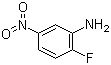 2-氟-5-硝基苯胺分子结构 (CAS 369-36-8)