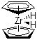 structure of CAS# 37342-98-6, Bis(cyclopentadienyl)zirconium dihydride