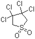 structure of CAS# 3737-41-5, 3,3,4,4-Tetrachlorotetrahydrothiophene 1,1-dioxide