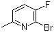 结构式 CAS# 374633-36-0, 2-溴-3-氟-6-甲基吡啶