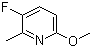 structure of CAS# 375368-86-8, 2-Methoxy-5-fluoro-6-methylpyridine