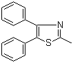 structure of CAS# 3755-83-7, 2-Methyl-4,5-diphenylthiazole