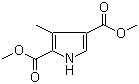 structure of CAS# 3780-42-5, 3-Methylpyrrole-2,4-dicarboxylic acid dimethyl ester