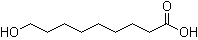 structure of CAS# 3788-56-5, 9-Hydroxynonanoic acid;9-Hydroxypelargonic acid; omega-Hydroxynonanoic acid