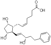 结构式 CAS# 38344-08-0, 比马前列酸