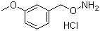structure of CAS# 3839-39-2, O-(3-Methoxybenzyl)hydroxylamine hydrochloride;O-[(3-Methoxyphenyl)methyl]hydroxylamine hydrochloride