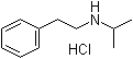 structure of CAS# 38449-56-8, N-Isopropylphenylethylamine hydrochloride;WIN 5523 hydrochloride