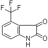 结构式 CAS# 386-73-2, 4-(三氟甲基)靛红