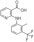 结构式 CAS# 38677-85-9, 氟尼辛