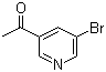 structure of CAS# 38940-62-4, 3-Acetyl-5-bromopyridine;5-Acetyl-3-bromopyridine; 1-(5-Bromopyridin-3-yl)ethanone