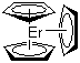 结构式 CAS# 39330-74-0, 三(环戊二烯)铒