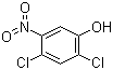 结构式 CAS# 39489-77-5, 2,4-二氯-5-硝基苯酚