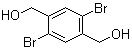 结构式 CAS# 395059-21-9, 2,5-二溴-1,4-苯二甲醇