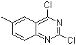 结构式 CAS# 39576-82-4, 2,4-二氯-6-甲基喹唑啉