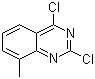 结构式 CAS# 39576-83-5, 2,4-二氯-8-甲基喹唑啉
