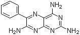 结构式 CAS# 396-01-0, 三氨喋啶; 氨苯蝶啶; 2,4,7-三氨基-6-苯基蝶啶