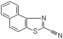 结构式 CAS# 39785-46-1, 萘并[1,2-d]噻唑-2-甲腈