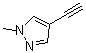 结构式 CAS# 39806-89-8, 4-乙炔基-1-甲基吡唑