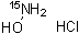 结构式 CAS# 40711-48-6, 盐酸羟胺-<sup>15</sup>N