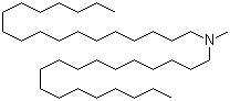 结构式 CAS# 4088-22-6, 双十八烷基甲基叔胺; N,N-双十八烷基甲胺