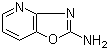 结构式 CAS# 40926-66-7, 恶唑并[4,5-b]吡啶-2-胺