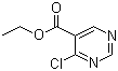 structure of CAS# 41103-17-7, Ethyl 4-chloropyrimidine-5-carboxylate