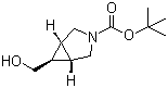 结构式 CAS# 419572-18-2, (1R,5S,6R)-6-(羟甲基)-3-氮杂双环[3.1.0]己烷-3-羧酸叔丁酯