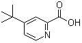 structure of CAS# 42205-74-3, 4-tert-Butylpyridine-2-carboxylic acid