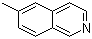 结构式 CAS# 42398-73-2, 6-甲基异喹啉