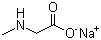 structure of CAS# 4316-73-8, Sodium sarcosinate;N-Methylglycine monosodium salt