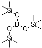 structure of CAS# 4325-85-3, Tris(trimethylsiloxy)boron;Tris(trimethylsilyl) borate