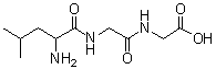 结构式 CAS# 4337-37-5, N-(N-DL-亮氨酰甘氨酰)甘氨酸
