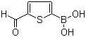 结构式 CAS# 4347-33-5, 5-醛基-2-噻吩硼酸; 5-醛基噻吩-2-硼酸; 5-甲醛基噻吩-2-硼酸