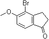 structure of CAS# 436803-36-0, 4-Bromo-5-methoxy-1-indanone;5-Methoxy-4-bromoindan-1-one