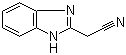 structure of CAS# 4414-88-4, 2-(Cyanomethyl)benzimidazole;2-Benzimidazolylacetonitrile