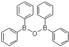structure of CAS# 4426-21-5, Diphenylborinic anhydride;Tetraphenyldiborinic anhydride; Tetraphenyldiboron oxide; Tetraphenyldiboroxane; Tetraphenyldiboroxide