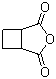structure of CAS# 4462-96-8, Cyclobutane-1,2-dicarboxylic anhydride;Perhydrocyclobuta[c]furan-1,3-dione