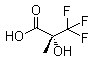 structure of CAS# 44864-47-3, (R)-2-Hydroxy-2-methyl-3,3,3-trifluoropropionic acid;(R)-3,3,3-Trifluoro-2-hydroxy-2-methylpropionic acid