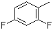结构式 CAS# 452-76-6, 2,4-二氟甲苯