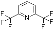 结构式 CAS# 455-00-5, 2,6-双(三氟甲基)吡啶