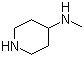 structure of CAS# 45584-07-4, N-Methyl-4-aminopiperidine;4-(Methylamino)piperidine; N-Methyl-N-(piperidin-4-yl)amine