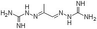 结构式 CAS# 459-86-9, 丙脒腙; 丙酮双脒腙; 米托胍腙; 丙双脒腙