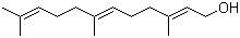 structure of CAS# 4602-84-0, Farnesol;3,7,11-Trimethyl-2,6,10-dodecatrien-1-ol